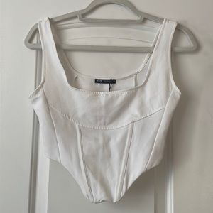 Zara cropped corset